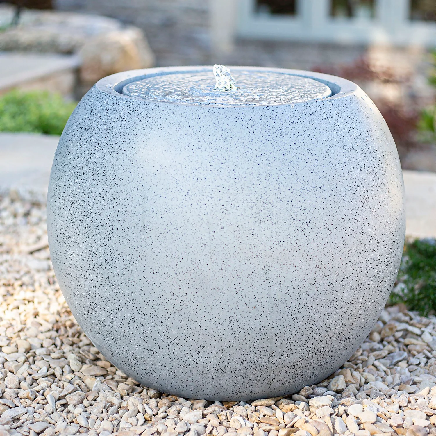 Stylish Fountain Nara Ripple Garden Water Feature with LEDs Stylish Fountain Nara Ripple Garden Water Feature With LEDs -Garden Care Shop 13947171 7665005844791440