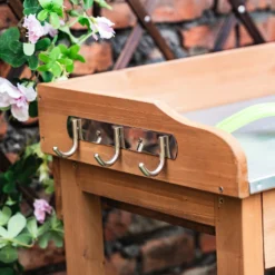 Garden Potting Bench With Two Drawers & Shelf -Garden Care Shop 13967031 1955014369363851