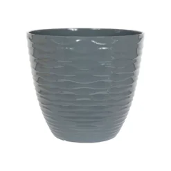 Wave Pot Charcoal - 33cm