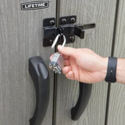 LIFETIME 1500L Vertical Storage Shed - Rough-Cut Brown -Garden Care Shop 13997404 4774999835592939