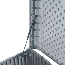 LIFETIME 515L Modern Outdoor Storage Deck Box - Rough-Cut Grey 6 LIFETIME 515L Modern Outdoor Storage Deck Box - Rough-Cut Grey -Garden Care Shop 13997405 1725000055509940