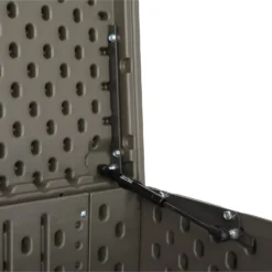 LIFETIME 568L Outdoor Storage Deck Box - Rough-Cut Brown -Garden Care Shop 13997406 1734999835560131