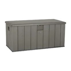LIFETIME 568L Outdoor Storage Deck Box - Rough-Cut Brown