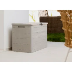 Toomax Garden Storage Box 160L - Warm Grey -Garden Care Shop 13997480 6735004537331098