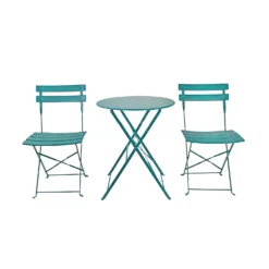 Millie Metal Bistro Set - Green -Garden Care Shop 14005782 6135018249521962